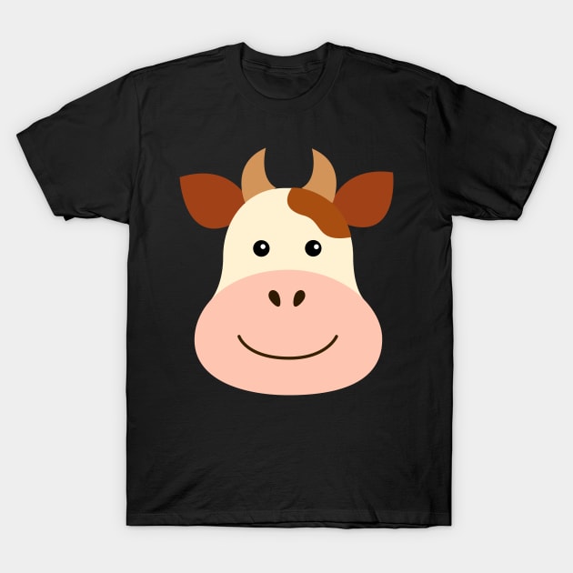 Cow Head T-Shirt by samshirts